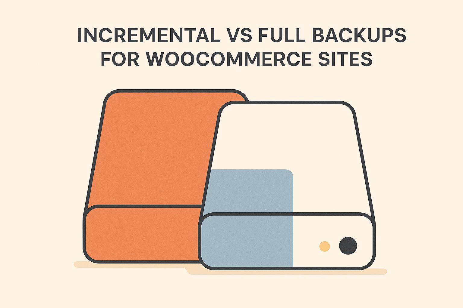 Incremental vs Full Backups for WooCommerce Sites